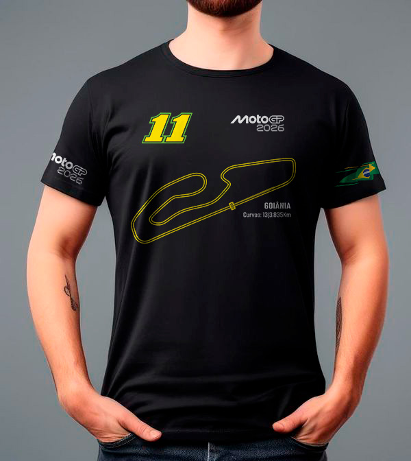 Camiseta MotoGP 2026 Goiânia