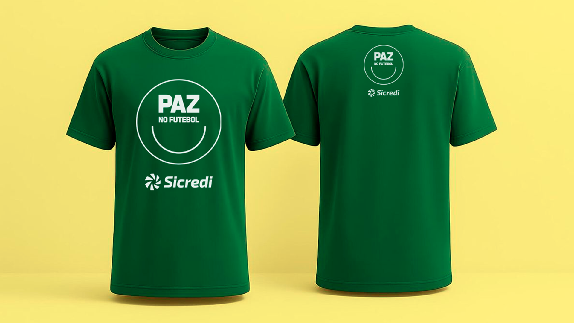 Camiseta Sicredi Paz no Futebol